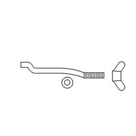 Aftermarket Hood Catch Rod 826870M1